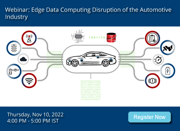 Webinar on Edge Data Computing Disruption of the Automotive Industry