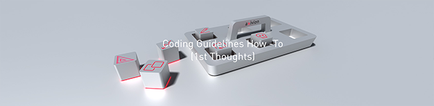 Coding Guidelines How to 1st Thoughts Banner
