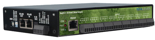 SeaI/O-450E : Ethernet Modbus TCP to 16 Form C Relay Outputs