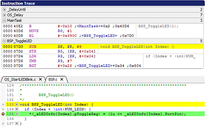 New NXP i.MX RT600 trace example projects