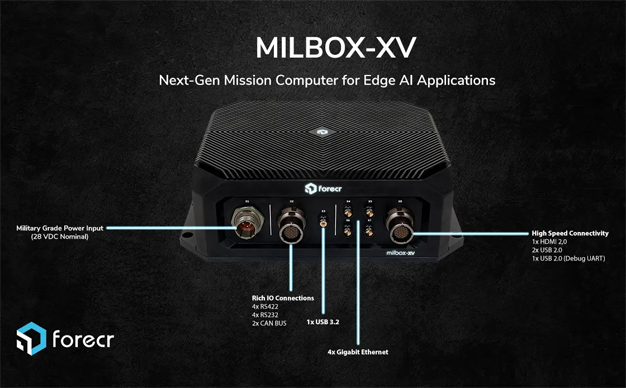 Jetson™  AGX Xavier™ Rugged Fanless PC - MILBOX-XV